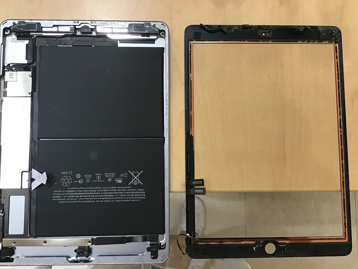 iPad第6世代のバッテリー交換ならデータそのまま修理可能なスマホ修理工房セレオ甲府店へ！
